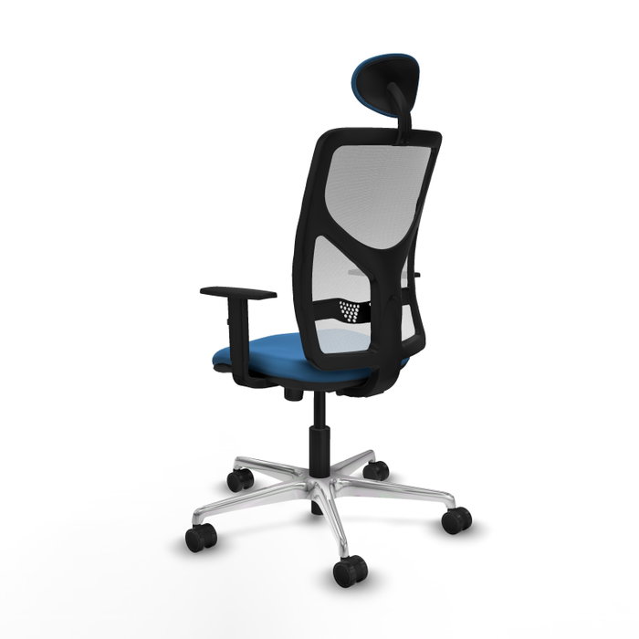 PIQUERAS Y CRESPO Silla de oficina Motilla Azul claro y Blanco PIQUERAS Y CRESPO Silla de oficina Motilla Azul claro y Blanco