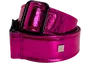 GETM Correa Distressed Vernice Fuchsia para Guitarra y Bajo, Polipiel, Nailon, Piel, Ajustable hasta 165 cm