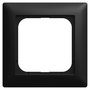 BUSCH-JAEGER Marco 1-fach Rahmen Busch-balance® 2CKA001725A1568 Negro Mate Plástico Convencional IP20