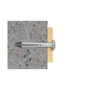 Fischer Tacos clavo ø6 x 40 mm / 7 p + tornillos cabeza avellanada ø3,7 x 48 mm, caja 50 uds