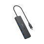 Anker Ultra Slim - Hub USB-C a 4x USB-A 3.2 Gen 1 (5 Gbit/s), Negro, Plug & Play, con cable 20cm