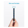 Anker Ultra Slim - Hub USB-C a 4x USB-A 3.2 Gen 1 (5 Gbit/s), Negro, Plug & Play, con cable 20cm