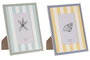 DKD Home Decor Marco de Fotos 10x15 MDF Rayas Surtido de 2 Unidades
