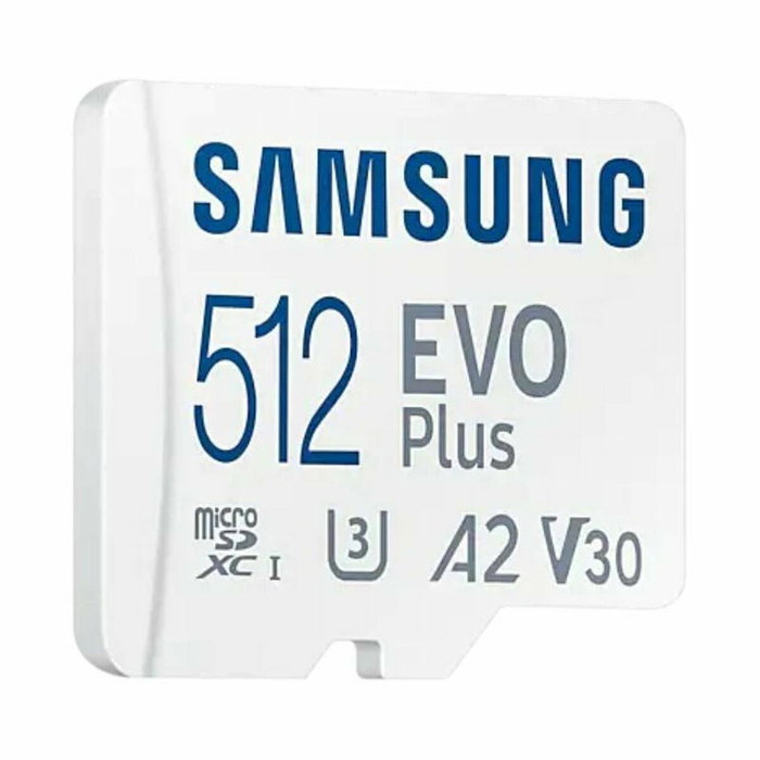 Samsung EVO Plus MB-MC512S 512 GB microSDXC con Adaptador SD Samsung EVO Plus MB-MC512S 512 GB microSDXC con Adaptador SD