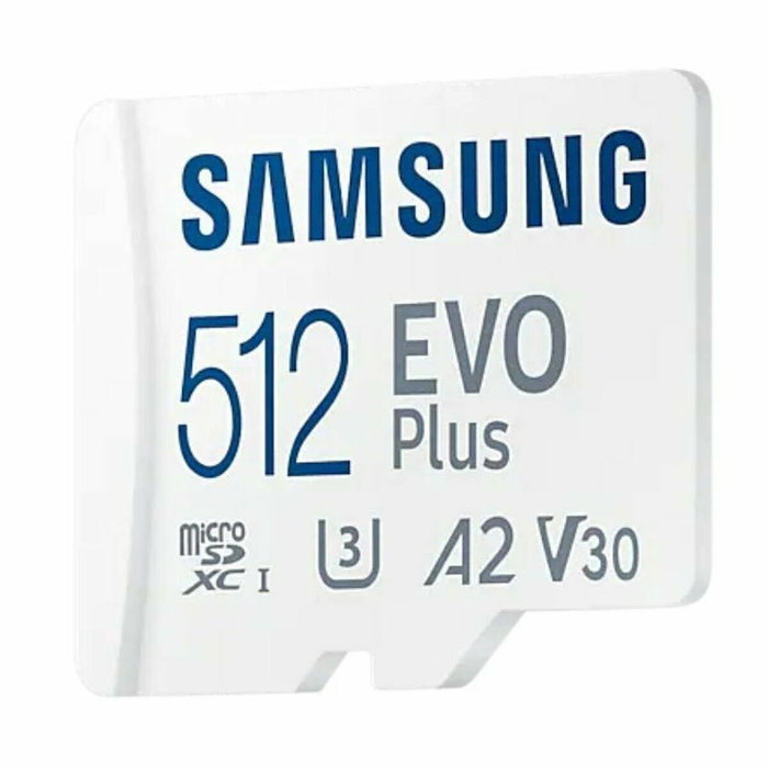 Samsung EVO Plus MB-MC512S 512 GB microSDXC con Adaptador SD Samsung EVO Plus MB-MC512S 512 GB microSDXC con Adaptador SD