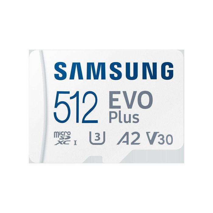 Samsung EVO Plus MB-MC512S 512 GB microSDXC con Adaptador SD Samsung EVO Plus MB-MC512S 512 GB microSDXC con Adaptador SD