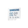 Samsung EVO Plus MB-MC512S 512 GB microSDXC con Adaptador SD