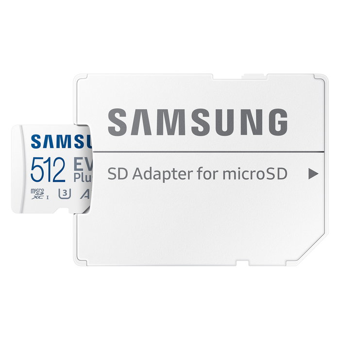 Samsung MB-MC512S 512 GB Tarjeta de memoria MicroSDXC UHS-I Evo Plus, hasta 160 MB/s, Clase A2 V30 U3, Blanco (2024) Samsung MB-MC512S 512 GB Tarjeta de memoria MicroSDXC UHS-I Evo Plus, hasta 160 MB/s, Clase A2 V30 U3, Blanco (2024)