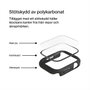 Belkin Protector de Pantalla Templado TemperedCurve Bumper para Apple Watch Series 4-9 y SE 1-3, Modelos 44mm/45mm, Negro