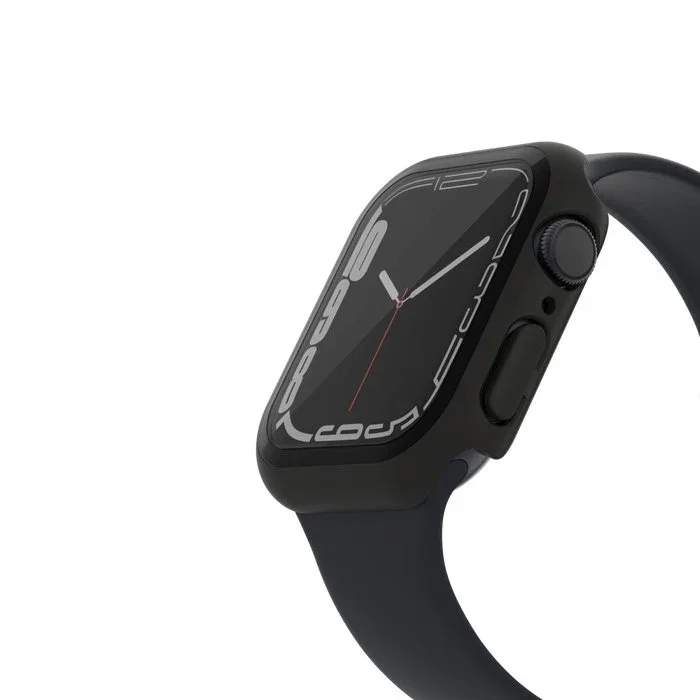 Belkin ScreenForce Protector de Pantalla de Vidrio Templado para Apple Watch Series 4, 5, 6, 7, 8, 9 y SE (44/45mm) - Negro