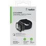 Belkin Protector de Pantalla TemperedCurve Bumper Negro para Apple Watch 44mm/45mm