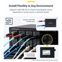 StarTech.com MCM1110SMLC20 Convertidor de Medios Fibra Óptica Monomodo, Gigabit 10/100/1000 Mbps a 1000Base-LX LC, 20 km, Carcasa de Metal, TAA, Negro