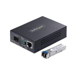 StarTech.com MCM1110SMLC20 Convertidor de Medio 2000 Mbit/s 1310 nm Monomodo Negro