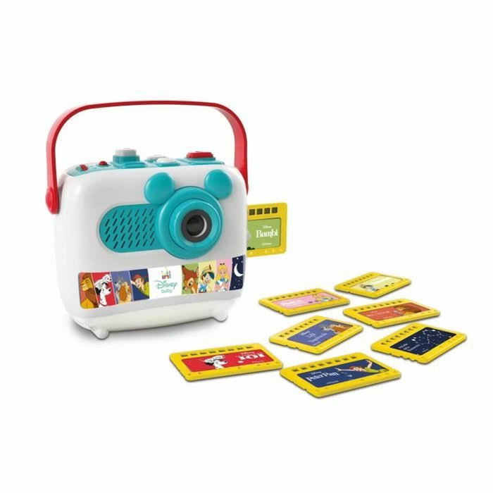 Clementoni Proyector y Cuentacuentos Disney Baby con 8 historias
