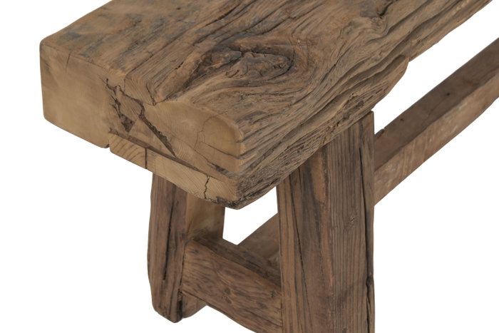 DKD Home Decor Banco de Madera Reciclada Marrón 152,5x28x45 cm DKD Home Decor Banco de Madera Reciclada Marrón 152,5x28x45 cm