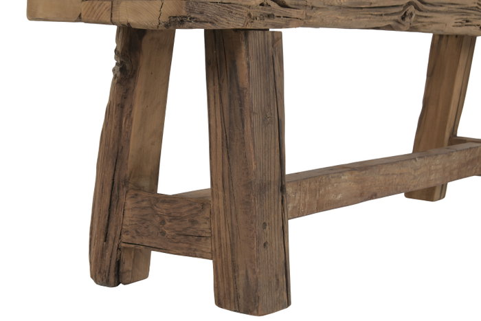 DKD Home Decor Banco de Madera Reciclada Marrón 152,5x28x45 cm DKD Home Decor Banco de Madera Reciclada Marrón 152,5x28x45 cm