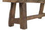 DKD Home Decor Banco de Madera Reciclada Marrón 152,5x28x45 cm