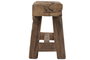 DKD Home Decor Banco de Madera Reciclada Marrón 152,5x28x45 cm
