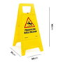 Normaluz Panel de precaución suelo mojado amarillo 30 x 21 x 62 cm