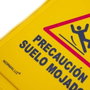 Normaluz Panel de precaución suelo mojado amarillo 30 x 21 x 62 cm
