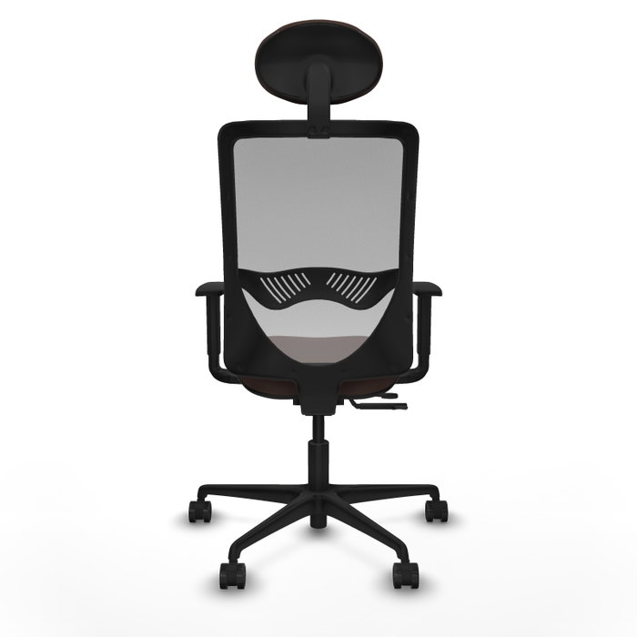 PIQUERAS Y CRESPO Silla de oficina Zulema con mecanismo Sincro/Traslack Marrón y Gris PIQUERAS Y CRESPO Silla de oficina Zulema con mecanismo Sincro/Traslack Marrón y Gris