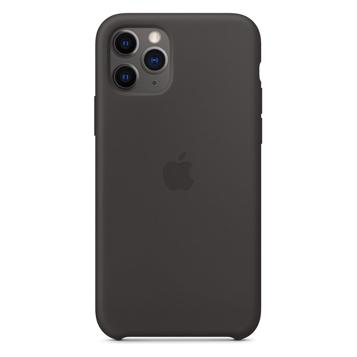 Apple MWYN2ZM/A - Funda de Silicona para iPhone 11 Pro - 5.8 Pulgadas (14.7 cm) - Resistente a Golpes y Rayones - Color Negro
