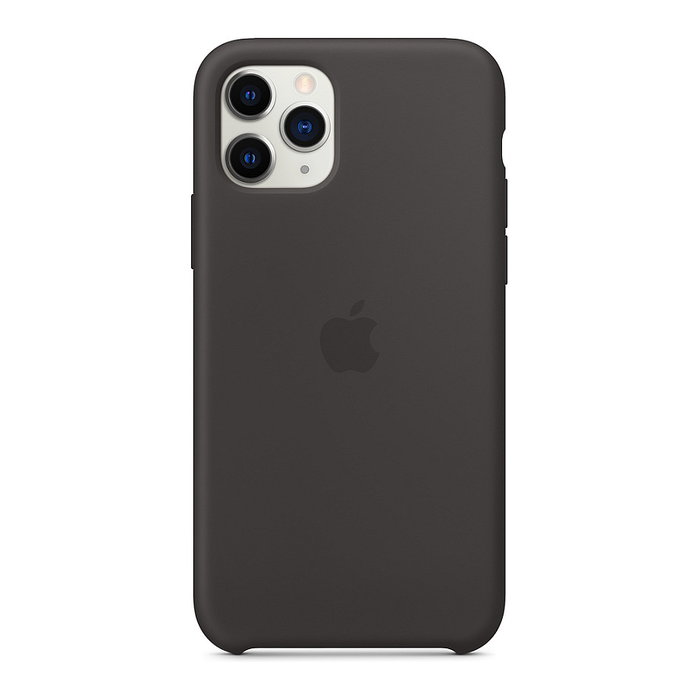 Apple MWYN2ZM/A - Funda de Silicona para iPhone 11 Pro - 5.8 Pulgadas (14.7 cm) - Resistente a Golpes y Rayones - Color Negro