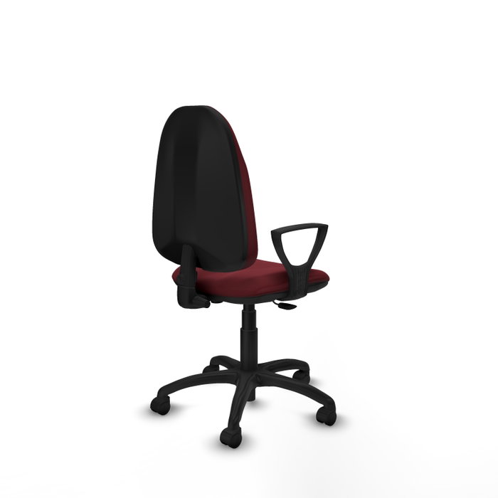 PIQUERAS Y CRESPO Silla de oficina Algarra Granate PIQUERAS Y CRESPO Silla de oficina Algarra Granate