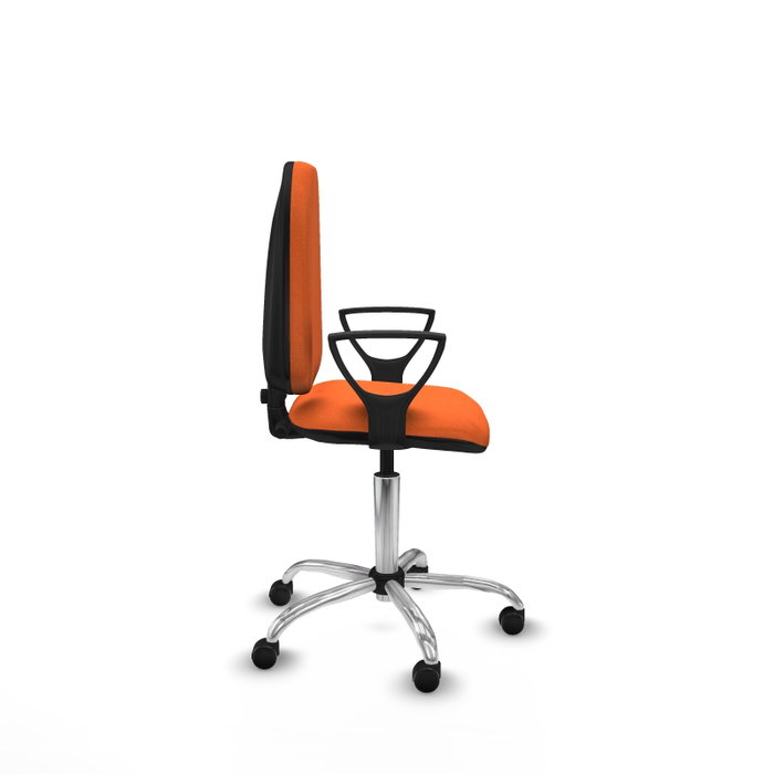 PIQUERAS Y CRESPO Silla de oficina Aýna Naranja con Brazos Fijos
