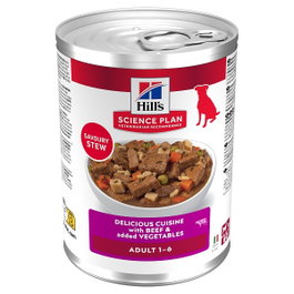 Hill's Science Plan Estofado de Vacuno y Verduras para Perros Adultos 12x363g