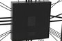DKD Home Decor Reloj de Pared Loft Negro Dorado Metal Cristal 80 x 80 cm