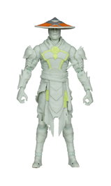 Mortal Kombat Figura Glow in the Dark Edition Raiden (Gold Label) 18 cm