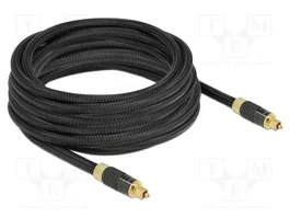 DeLOCK Cable óptico TOSLINK macho a macho 5 m
