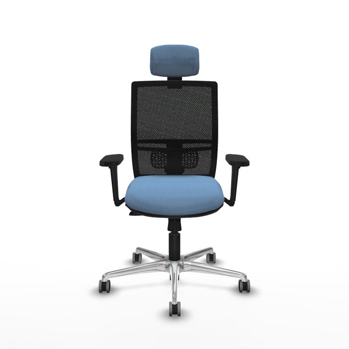 PIQUERAS Y CRESPO Silla de oficina Yunquera con mecanismo Sincro/Traslack Azul cielo PIQUERAS Y CRESPO Silla de oficina Yunquera con mecanismo Sincro/Traslack Azul cielo