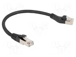DeLOCK Cable de red RJ45 Cat.8.1 S/FTP 0,25 m Negro