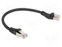 DeLOCK Cable de red RJ45 Cat.8.1 S/FTP 0,25 m Negro