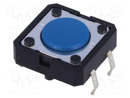 Aratas (Formerly Omron Components) Microconmutador TACT B3F-5000 SPST-NO Azul