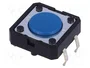 Aratas (Formerly Omron Components) Microconmutador TACT B3F-5000 SPST-NO Azul