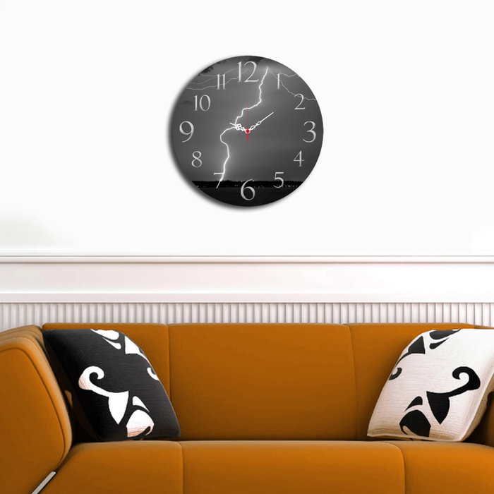 Wallity Reloj Decorativo MDF Ms-48 40 cm Diámetro