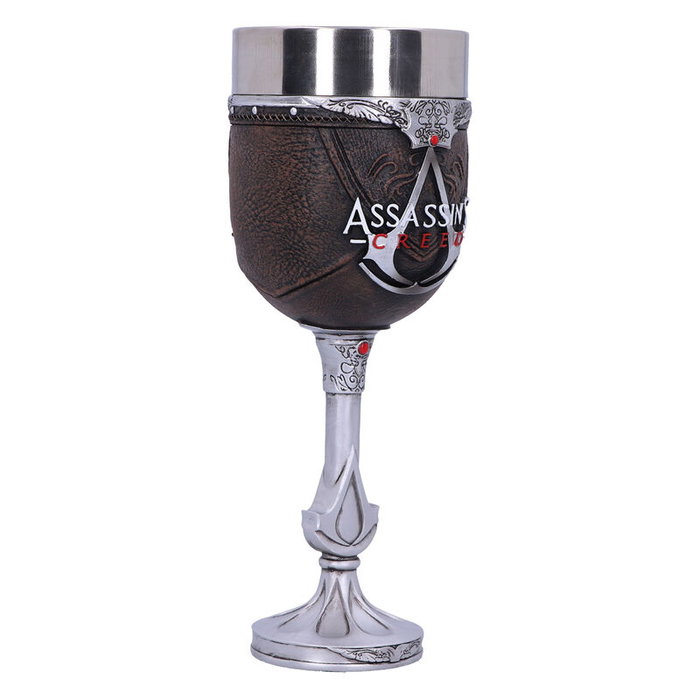 Nemesis Now Copa Decorativa Assassin's Creed Brotherhood 20,5 cm para Coleccionistas, Diseño Medieval con Emblema Nemesis Now Copa Decorativa Assassin's Creed Brotherhood 20,5 cm para Coleccionistas, Diseño Medieval con Emblema