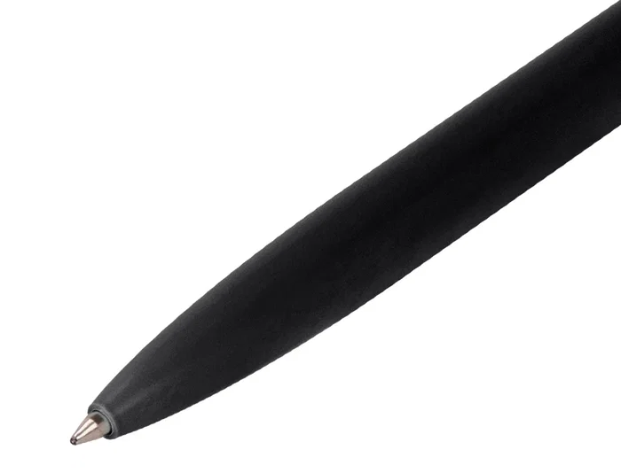 Belius Rocket B Bolígrafo de Aluminio Negro Tinta Azul Caja Cilíndrica Minimalista 0,8 mm