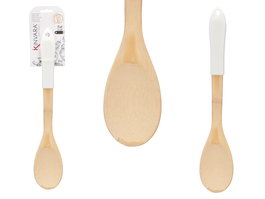 Kinvara Pala Cuchara Bambú Blanco 6 x 32 x 1.2 cm (Set de 24)