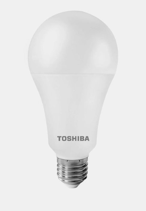 Toshiba Bombilla LED A70 E27 15W Luz Cálida 3000K - Bola Clásica