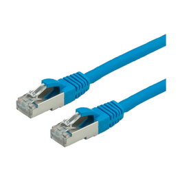 VALUE Patchkabel Cat.6 Clase E S/FTP PiMF LSOH Azul 1,5m