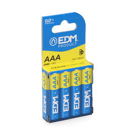 Edm Pila Alcalina Power Life AAA LR03 1.5V Blister 4 Unidades
