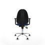 PIQUERAS Y CRESPO Silla de oficina Aýna Azul marino con Base cromada