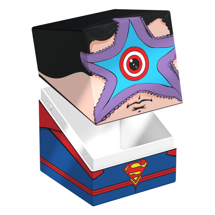 Ultimate Guard Caja Mazo Squaroes DC Justice League Starro - Caja Coleccionable para Cartas, Hasta 100 Cartas Doble Funda, Materiales Renovables