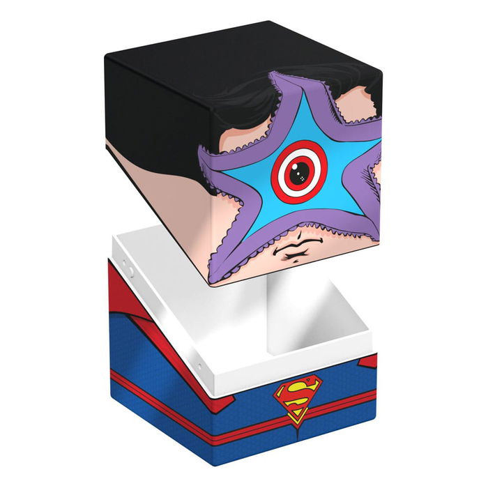 Ultimate Guard Caja Mazo Squaroes DC Justice League Starro - Caja Coleccionable para Cartas, Hasta 100 Cartas Doble Funda, Materiales Renovables