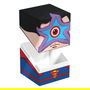 Ultimate Guard Caja Mazo Squaroes DC Justice League Starro - Caja Coleccionable para Cartas, Hasta 100 Cartas Doble Funda, Materiales Renovables