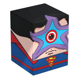 Ultimate Guard Caja Mazo Squaroes DC Justice League Starro - Caja Coleccionable para Cartas, Hasta 100 Cartas Doble Funda, Materiales Renovables
